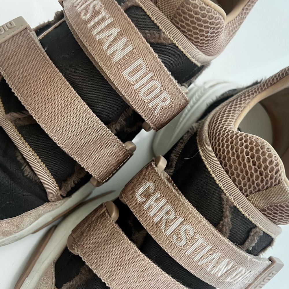 Dior sport shoes light pink and camuflage